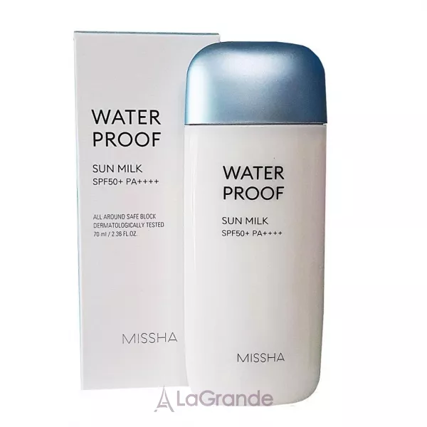 Missha All Around Safe Block Water Proof Sun Milk SPF50+/PA+ �������������� ����������� ������� ��� ����