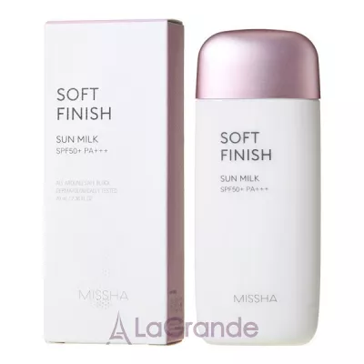 Missha All Around Safe Block Soft Finish Sun Milk SPF50+/PA+++    