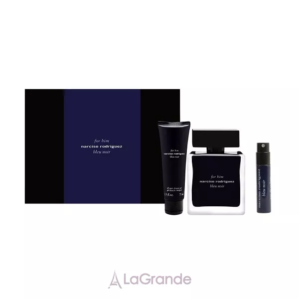 Narciso Rodriguez for Him Bleu Noir Eau de Parfum ���� (����������� ���� 100 �� + �������� 10 �� + ���� ��� ���� 75 ��)