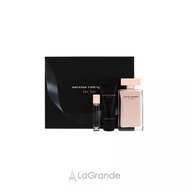 Narciso Rodriguez For Her Eau de Parfum ���� (����������� ���� 100 �� + �������� 10 �� + ������� ��� ��� 50 ��)