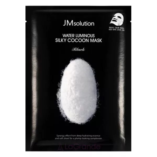 JMsolution Water Luminous Silky Cocoon Mask Black �������� ����� � ���������� �����