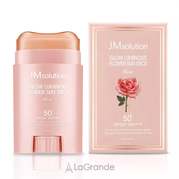 JMsolution Glow Luminous Flower Sun Stick Rose SPF50+ PA++++ ������������� ���� ��� ������� � ������� ����� SPF50+