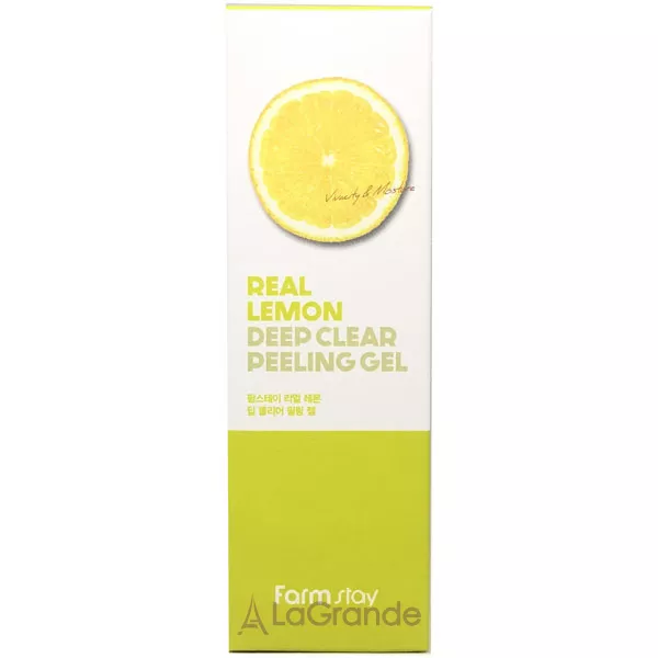 FarmStay Real Lemon Deep Clear Peeling Gel ������� ��������� ������-���� ��� ����