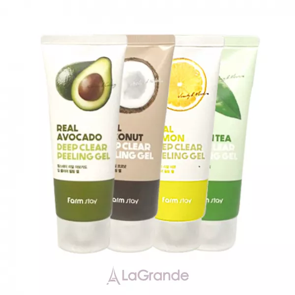 FarmStay Real Lemon Deep Clear Peeling Gel ������� ��������� ������-���� ��� ����