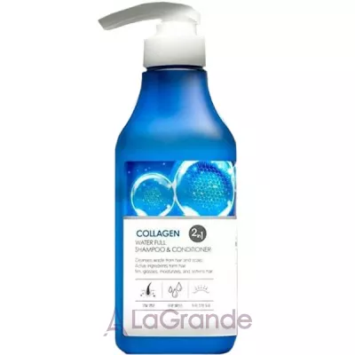 FarmStay Collagen Water Full Moist Shampoo & Conditioner -   