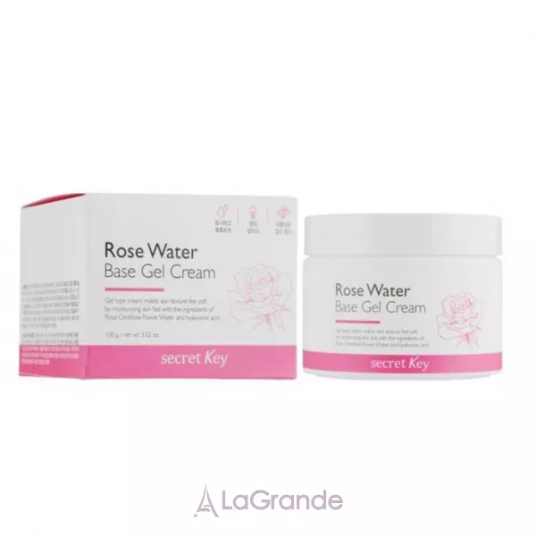 Secret Key Rose Water Base Gel Cream ����-���� �� ����� ������ ����