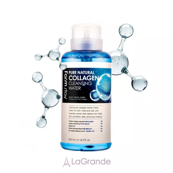 FarmStay Collagen Pure Natural Cleansing Water ����������� ���� � ���������
