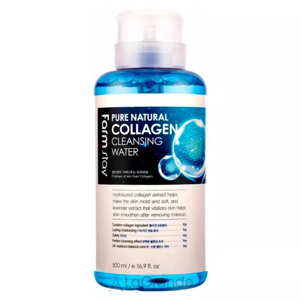 FarmStay Collagen Pure Natural Cleansing Water ����������� ���� � ���������