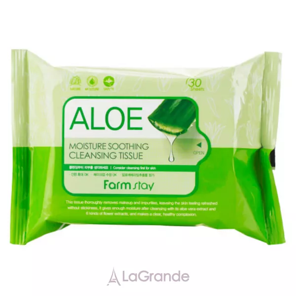 FarmStay Aloevera Moisture Soothing Cleansing Tissue �������� ��� �������� � ����