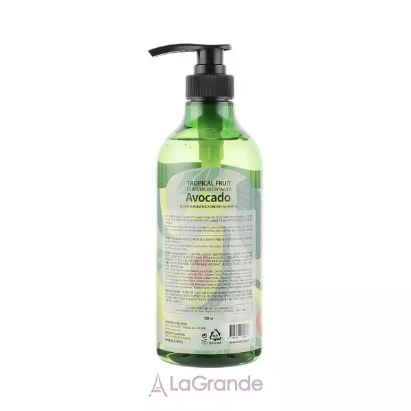 FarmStay Tropical Fruit Perfume Body Wash Avocado ���� ��� ���� � ���������� �������