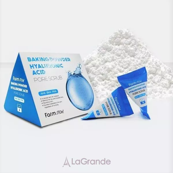 FarmStay Baking Powder Hyaluronic Acid Pore Scrub ����� ��� ���� � ���������� c ������������ ��������