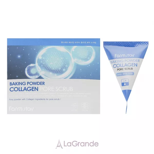 FarmStay Collagen Baking Powder Pore Scrub ����� ��� ������� � �������� � ���������