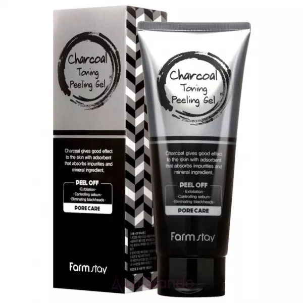 FarmStay Charcoal Toning Peeling Gel �������������� ���� � �����