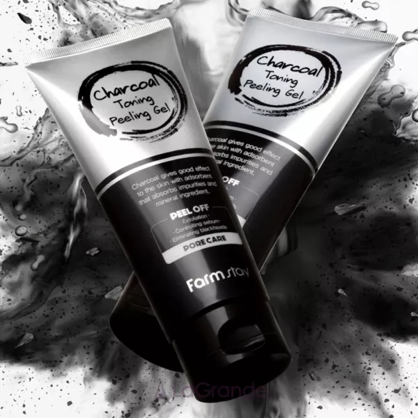 FarmStay Charcoal Toning Peeling Gel �������������� ���� � �����
