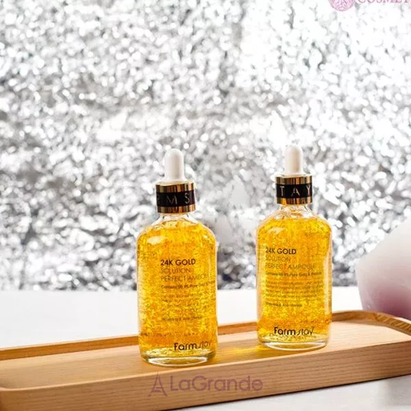 FarmStay 24K Gold Solution Perfect Ampoule ��������� � 24 �������� ������� � ���������