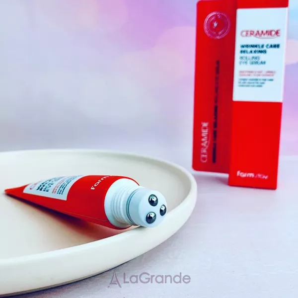 FarmStay Ceramide Wrinkle Care Relaxing Rolling Eye Serum ��������� ��� ���� ������ ����