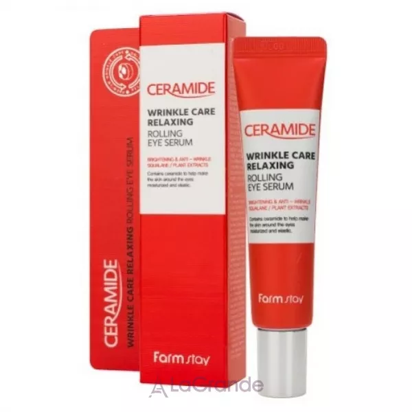 FarmStay Ceramide Wrinkle Care Relaxing Rolling Eye Serum ��������� ��� ���� ������ ����