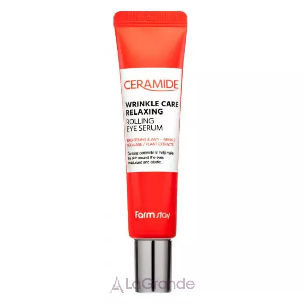 FarmStay Ceramide Wrinkle Care Relaxing Rolling Eye Serum ��������� ��� ���� ������ ����