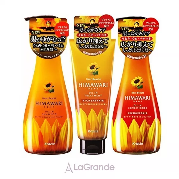 Kracie Dear Beaute Himawari Oil In Shampoo ������� � ������������ ����������� ��� ������������ �����