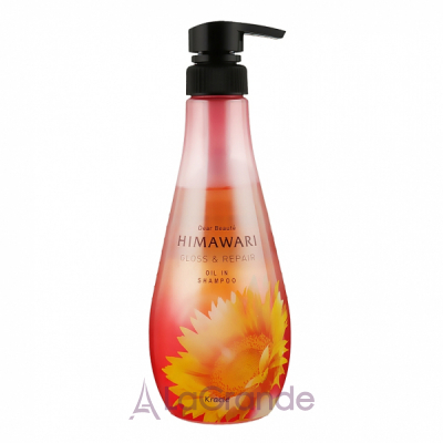 Kracie Dear Beaute Himawari Gloss & Repair Oil-In Shampoo    ,  