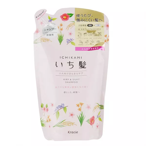 Kracie Ichikami Airy And Silky Shampoo ������� ��� ������� ��'��� ������������ ������� � �������� ������� (������ ����)