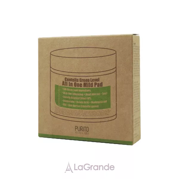 Purito Centella Green Level All In One Mild Pad ���������� ����-���� � �������� ��� �������� ����