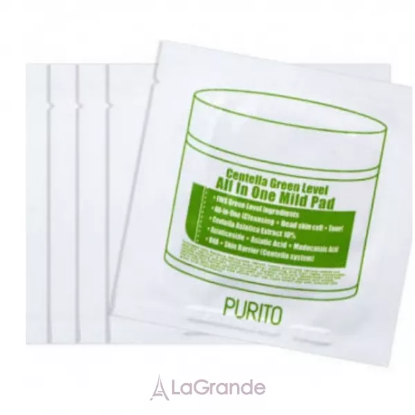 Purito Centella Green Level All In One Mild Pad ���������� ����-���� � �������� ��� �������� ����
