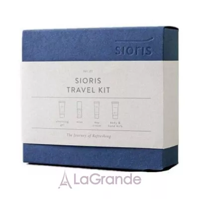 Sioris Travel Kit  (cleanser/30ml+mist/30ml+day/cr/15ml+night/cr/7ml)