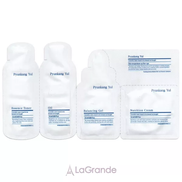 Pyunkang Yul Sample Pouch 1 ���� �������� (toner/1.5ml+oil/1.5ml+gel/1.5ml+cr/1.5ml)