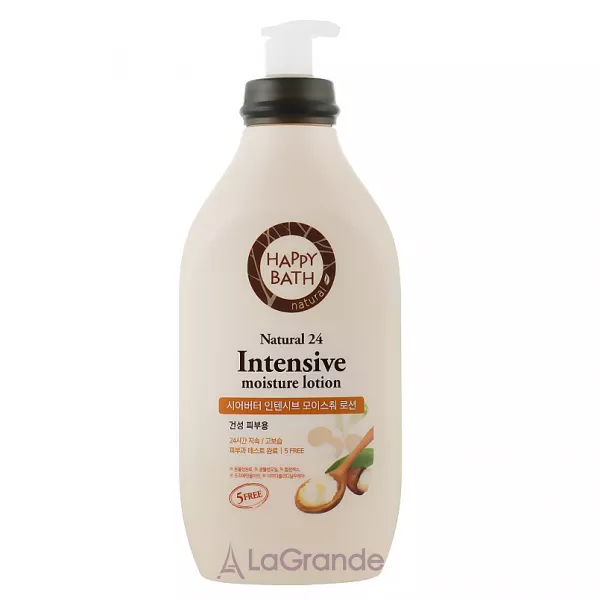 Happy Bath Natural 24 Intensive Moisture Lotion Shea Butter ������� ��� ��� ����������� � ������ ��