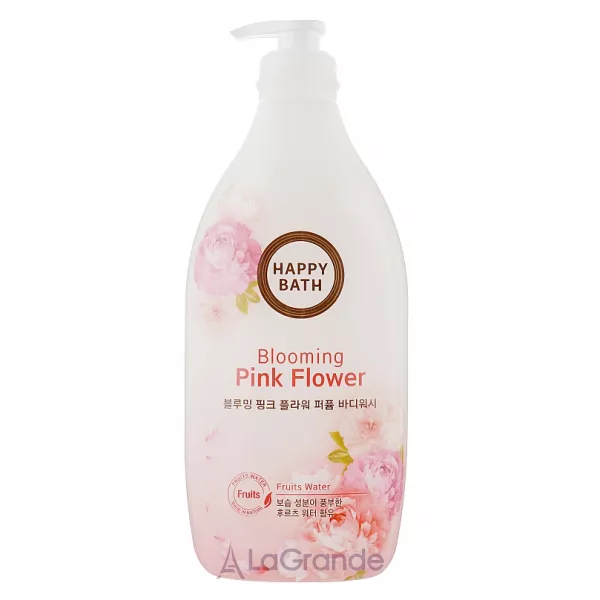 Happy Bath Blooming Pink Flower Perfume Body Wash ��������������� ���� ��� ���� � �������� ������