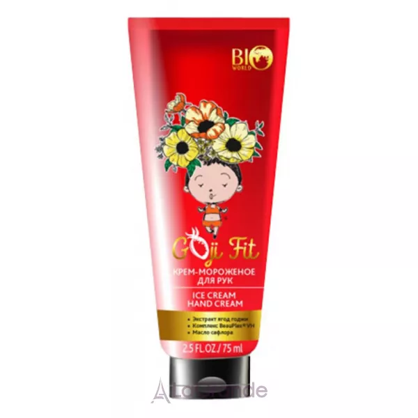 Bio World Goji Fit Ice Cream Hand Cream ����-��������� ��� ���