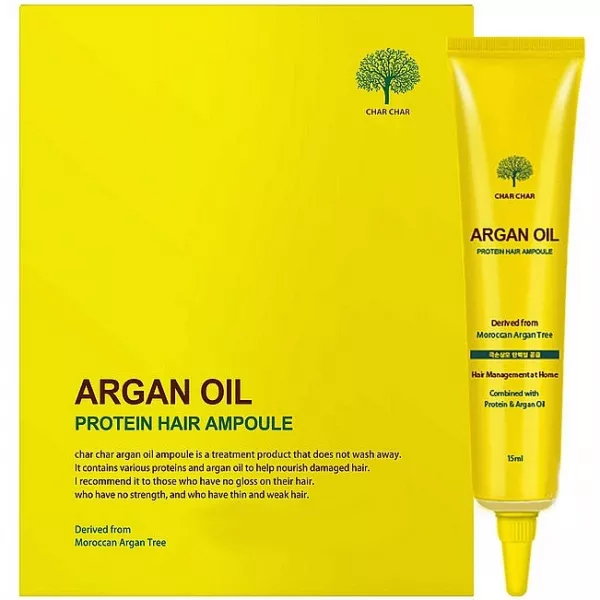 Char Char Argan Oil Protein Hair Ampoule ��������� ��� ����� � ��������� ������