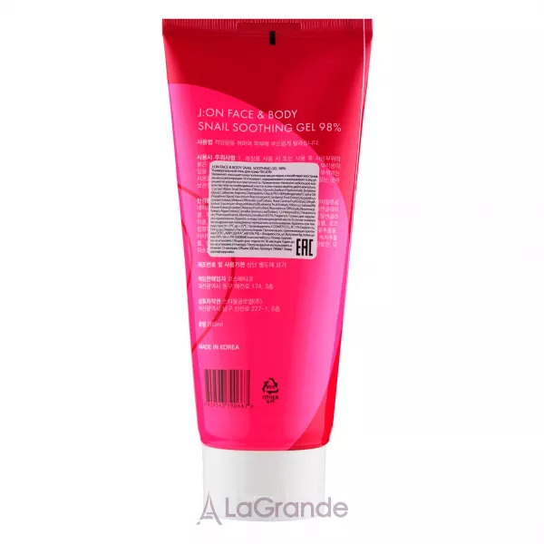 J:ON Face & Body Snail Soothing Gel 98% ���� ������������� 