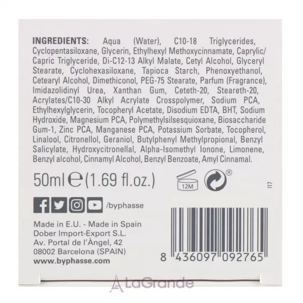 Byphasse Hydra Infinity 24H Face Cream ���� ��� ������� 