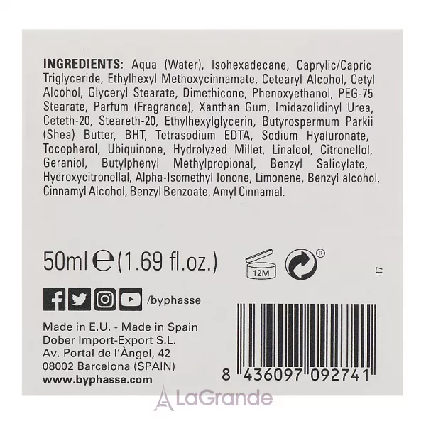 Byphasse Lift Instant Cream Q10 Day Care ���� ��� ������� Q10 � ������ �������, ������