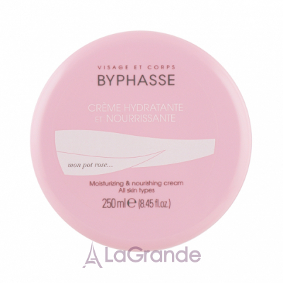 Byphasse Moisturizing And Nourishing Cream Face And Body All Skin Types      