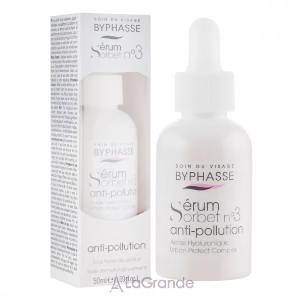 Byphasse Sorbet Serum Anti-pollution �3 Set ���� ��� ���������� �� ����� ���� (f/serum/50ml + f/mist/150ml + sponge)