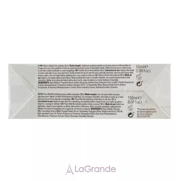 Byphasse Sorbet Serum Anti-pollution �3 Set ���� ��� ���������� �� ����� ���� (f/serum/50ml + f/mist/150ml + sponge)