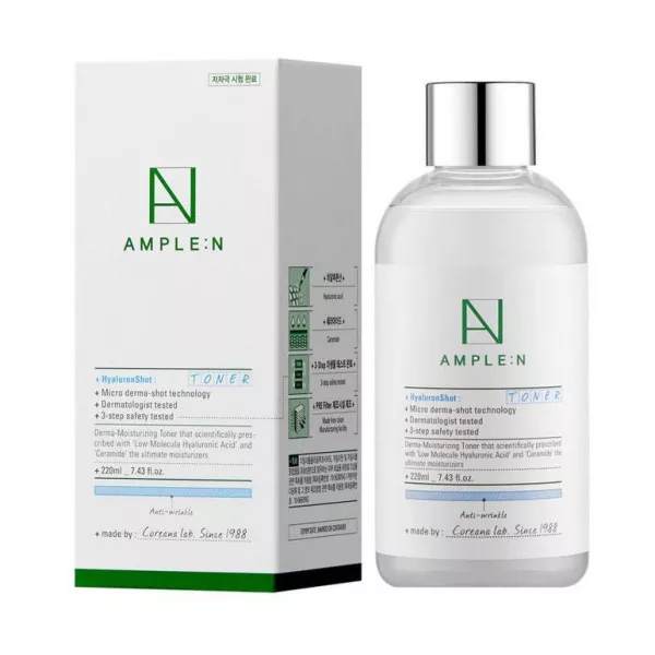 Ample:N Hyaluron Shot Toner ����� ����������� ����������������� � ������������ ��������
