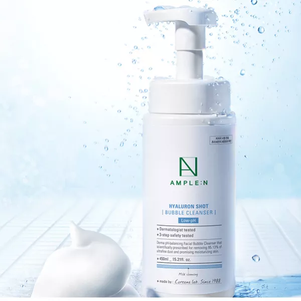 Ample:N Hyaluron Shot Bubble Cleanser ������������ ����� ��� ��������