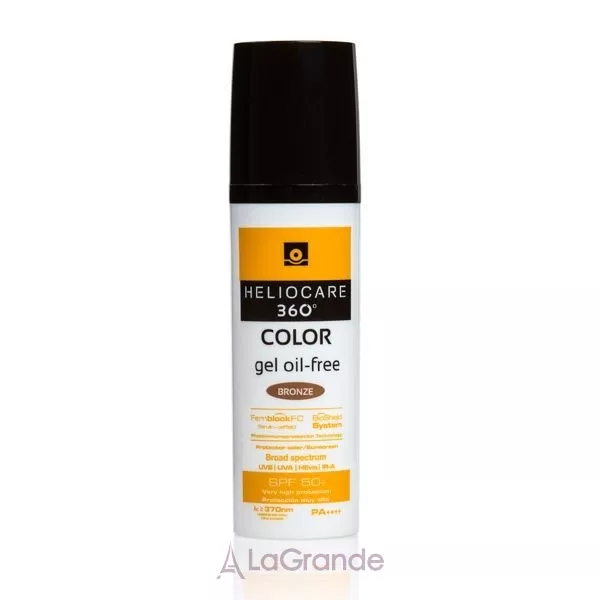Cantabria Labs Heliocare 360 Gel Oil Free Color �������������� ���� � ����� �� ������ ������ SPF 50+