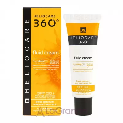 Cantabria Labs Heliocare 360 Fluid Cream SPF 50+ Sunscreen  -     SPF 50+