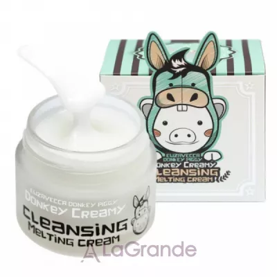 Elizavecca Donkey Creamy Cleansing Melting Cream  -   