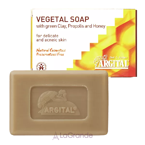 Argital Vegetal Soap with Green Clay Propolis and Honey �������� ���� �� ������� ������, ��������� �� �����