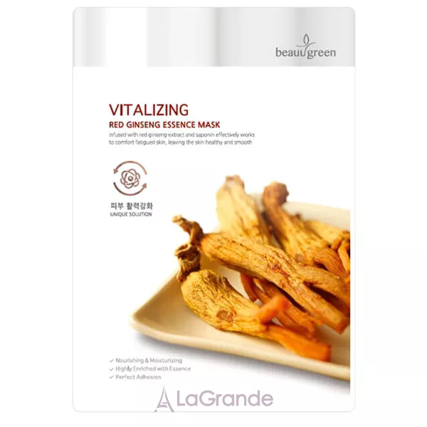 BeauuGreen Vitalizing Red Ginseng Essence Mask �������� ����� ��� ���� � ���������� �������� ��������