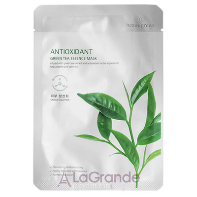 BeauuGreen Antioxidant Green Tea Essence Mask      