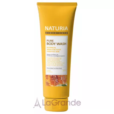 Naturia Pure Body Wash Honey & White Lily    