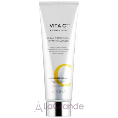Missha Vita C Plus Clear Complexion Foaming Cleanser    