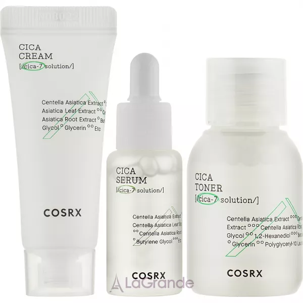 Cosrx Pure Fit Trial Kit ���� ��� ������� �� �������� ����� (toner/30ml+serum/10ml+cr/15ml)